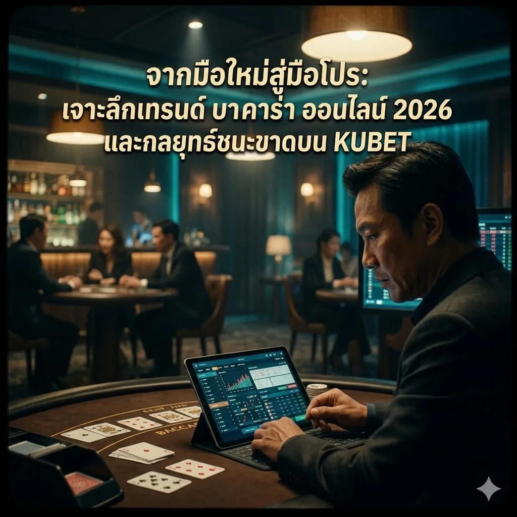 จากมือใหม่สู่มือโปร: เจาะลึกเทรนด์ บา คา ร่า ออนไลน์ 2026 และกลยุทธ์ชนะขาดบน KUBET