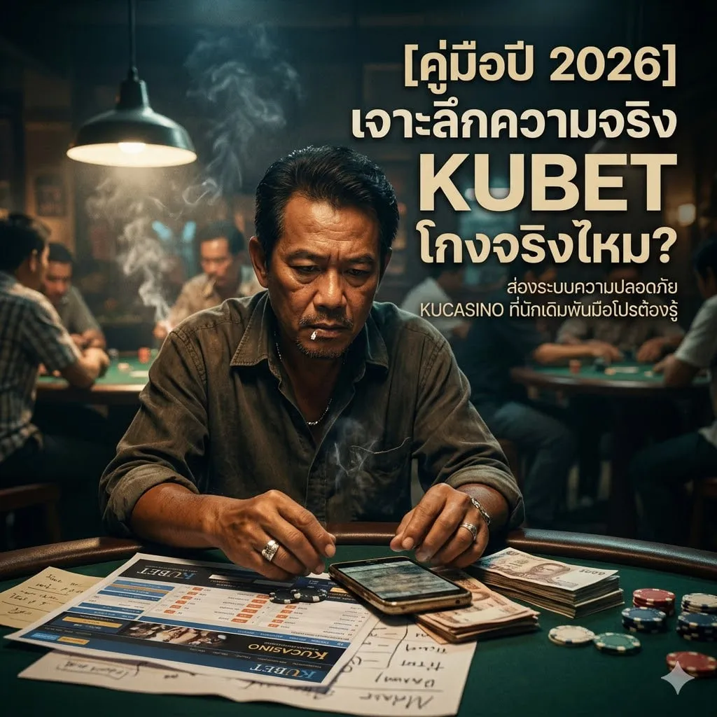 [คู่มือปี 2026] เจาะลึกความจริง KUBET โกงจริงไหม? ส่องระบบความปลอดภัย KUCASINO ที่นักเดิมพันมือโปรต้องรู้