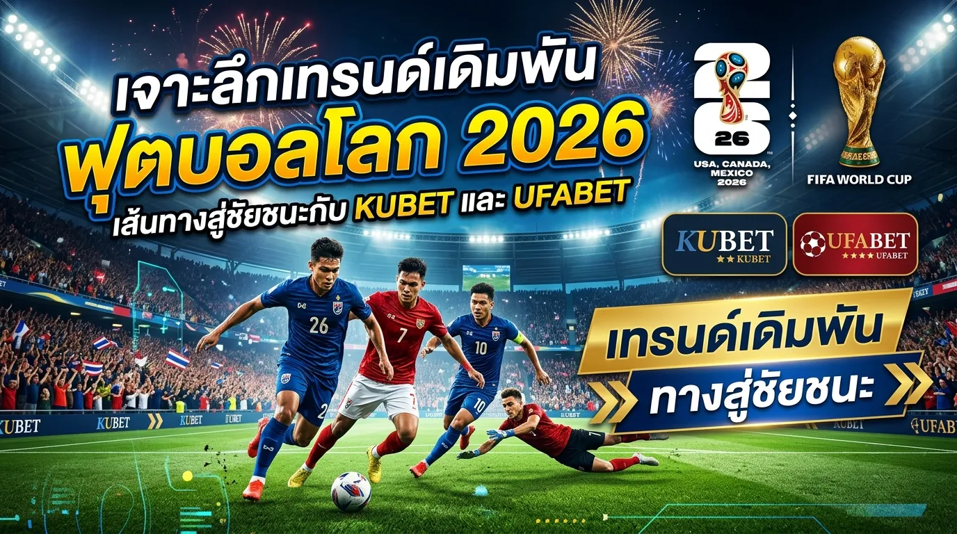 เจาะลึกเทรนด์เดิมพัน ฟุตบอลโลก 2026: เส้นทางสู่ชัยชนะกับ KUBET และ UFABET